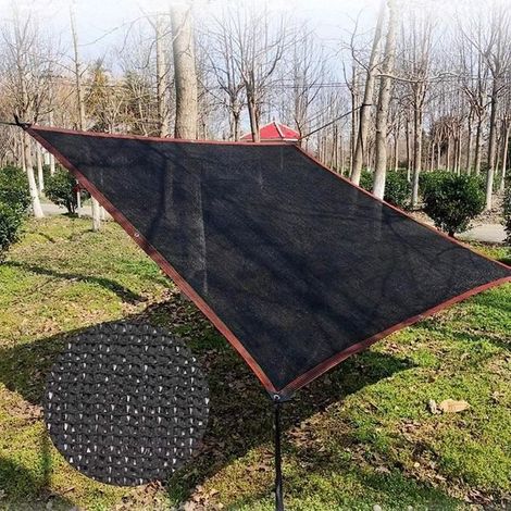 Filet Dombrage Terrasse 4x6m Voile Dombrage Toile D Ombrage Rectangulaire Tissu Dombrage avec Oeillets pour multicolore PARASOL (1/4)