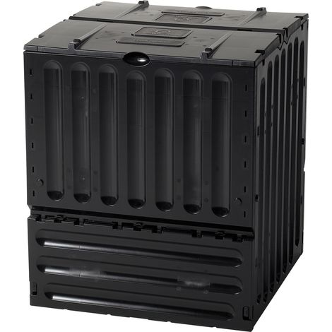GARANTIA ECO-KING compostiera 400 litri nero