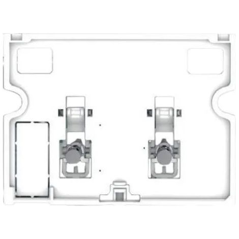 Siamp – Ensemble socle bras noix pour plaque de commande WC suspendu – Compatible INGENIO – Installation facile – Matériaux durables (1/2)