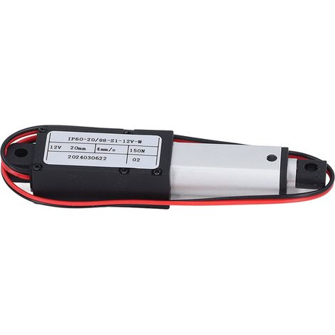 Actionneur linéaire miniature électrique télescopique, course de 20 mm, 150 N, 12 V CC (1/5)