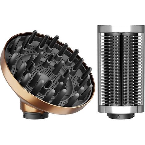 Set aus straffender Glättungsbürste und Haardiffusor