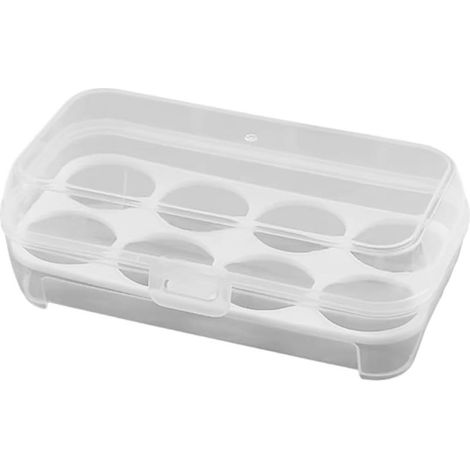 Conteneur À Œufs À 8 Compartiments, Boîte De Rangement pour Œufs, Distributeur Portable pour Transport D'œufs, pour Camping, Pique Nique, (1/5)