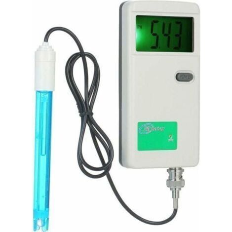 Ph-mètre haute précision portable – Affichage rétro-éclairé – Précision ± 0.1pH – Pour eau potable, aquarium, hydroponique, piscine - Ph-3012B