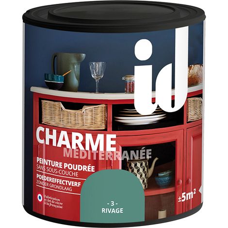 Peinture mate poudrée pour meubles et boiseries – 500ml – 16 coloris disponibles – Pour supports bois, plan de travail et objets – Id Paris (1/5)