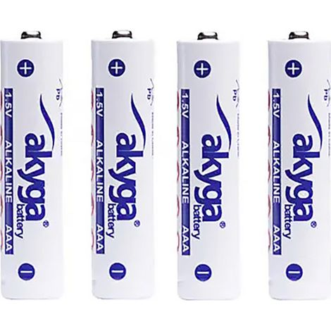 Piles alcalines AAA LR03 Akyga AKY2057 1,5 V / 1300 mAh (lot de 4) (1/5)
