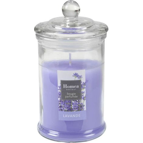 Bougie Parfumée Bocal "Essentiel II" 15cm Lavande (1/2)