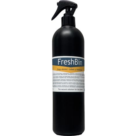 Neusol FreshBin – Neutralizador de olores para cubos, contenedores y zonas de residuos  Elimina olores orgánicos, de pescado y restos de comida  Frescor cítrico  Fórmula segura sin CLP 0,75L