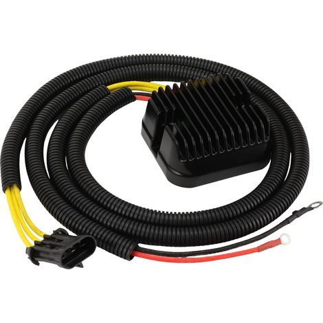 This is a replacement part for the old voltage regulator and rectifier of the charging system of the Polaris RZR 1000, compatible with the Polaris RZR 1000 UTV GOOFIT off-road vehicle.