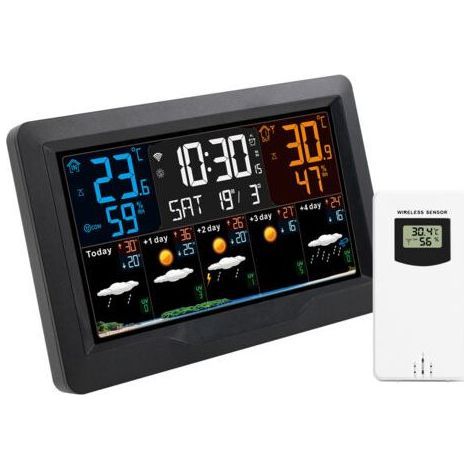 SW403 Station Météo J+4 avec connexion Wifi et écran coloré