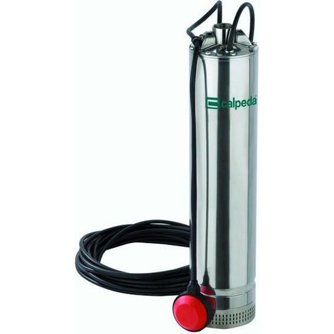 Calpeda – Pompe immergée 1,5 kW pour puits – Débit 2,5 à 8 m3/h – Acier inoxydable – Flotteur intégré – Profondeur max 20 m