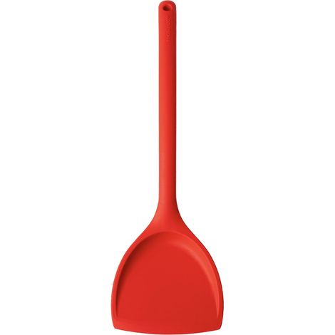 Spatule Wok En Silicone Avec Insert Métal Spatule De Cuisine Résistante à +300 °C N'abîme Pas les Revêtements Pour Wok, Poêles (1/4)