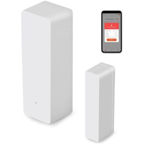 Capteur de Porte WiFi, capteur de fenêtre Intelligent sans Fil, Compatible avec Alexa et Google Assistant, Pas de hub nécessaire (1/5)