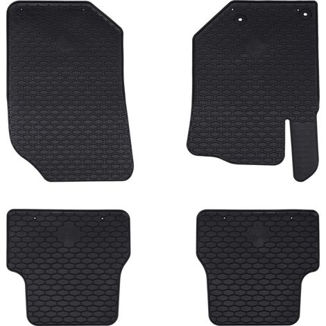 Car Mat 4 pcs Black suitable for DS3 2019- Rubber vidaXL
