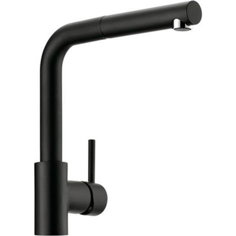 Naber LINEA Küchenarmatur Arco 2 mit ausziehbarem Auslauf graphit Niederdruck (1/4)