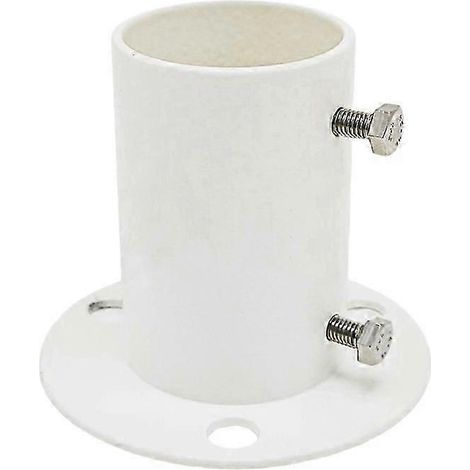 Support à bride en acier inoxydable de 1,5 pouce pour tringles à rideaux, supports de tubes ronds et supports de tubes porte-serviettes. (1/5)