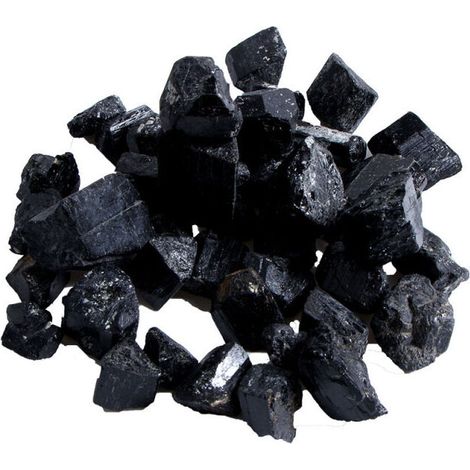 Tourmaline cristalline noire naturelle brute, 20 mm, 100 g, spécimen minéral naturel (1/5)