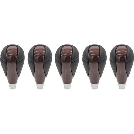 Convient pour 5 rotules de levier de vitesse de transmission automatique pour les véhicules ES300, IS250, LS400, Estima Matrix Hilux, grain de bois brun. (1/5)