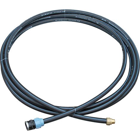 Spezial-PE-Saugrohr 12 m lang Verschraubung 1'' IG u. 1'' AG