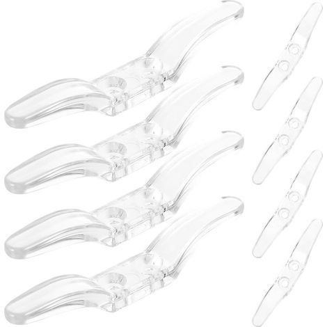 pices Crochet de Fixation Stores Transparent Support Cordon (1/5)