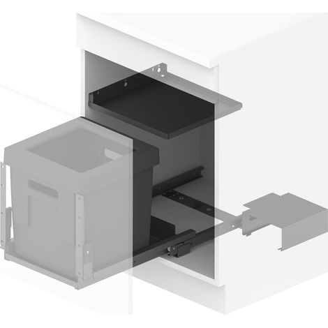 Peka Abfallsystem Oeko Complet Aquag KB 600mm Anthrazit