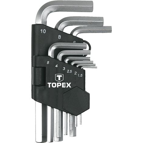 CHIAVI ESAGONALI 9 pz  - TOPEX