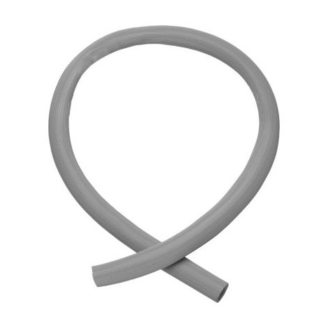 ASW tuyau de vidange lave-linge 126320 2500 mm, DN 19, 3/4&quot max. 25 °C, gris