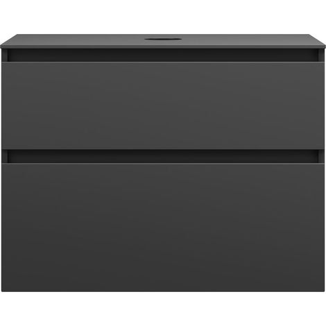burgbad Lin20 meuble sous-lavabo avec plan de toilette, 2