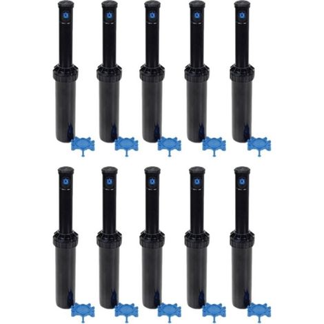 ASPERSOR RAIN BIRD 3504 PC PACK DE 10 UNIDADES  ASPERSOR RAIN BIRD DE ALCANCE 46 A 107 METROS INCLUYE TOBERAS PARA AJUSTAR RADIO DE ALCANCE PRESION DE TRABAJO 17 A 38 BAR ROSCA 12 ANGULO