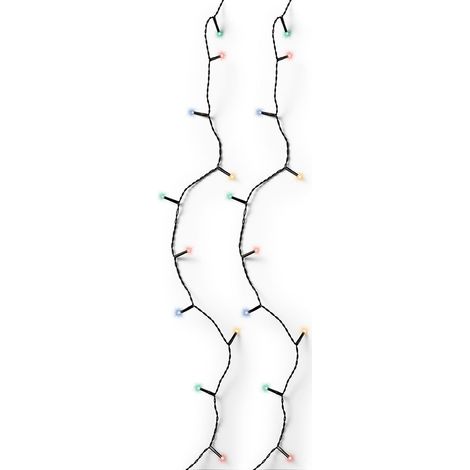 Guirnalda basic multifunción, uso exterior, multicolor, 180 leds, 13,5 m