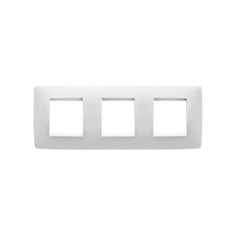 PLAQUE ONE INT. 2+2+2P H BLANC CRÈME GEWISS GW16126TB