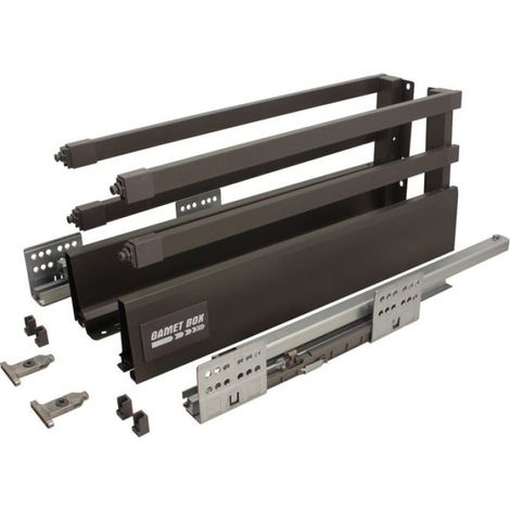 Tiroir - Rail Carré - Haut - Anthracite - 350 mm (1/5)