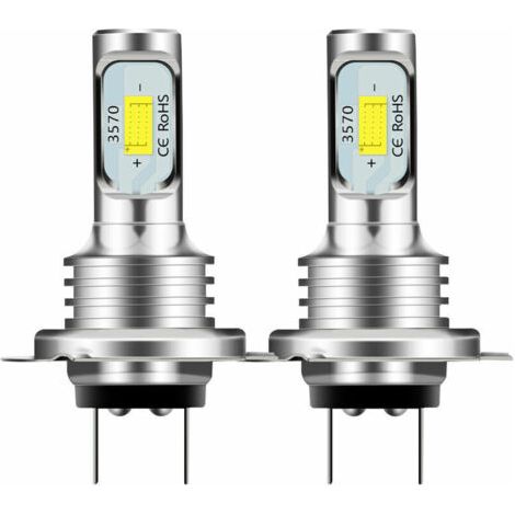 Phare LED de voiture 80W H7 Phare de voiture CSP 3570 Feu antibrouillard décodé pour voiture 80W, 2pcs (1/3)