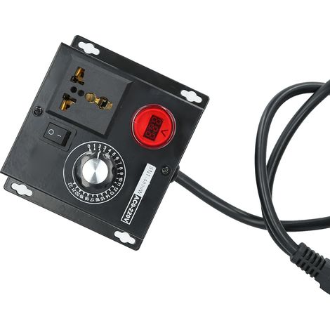 Variateur de tension 4000 W, contrôleur électronique à thyristors haute puissance AC110/ (1/5)