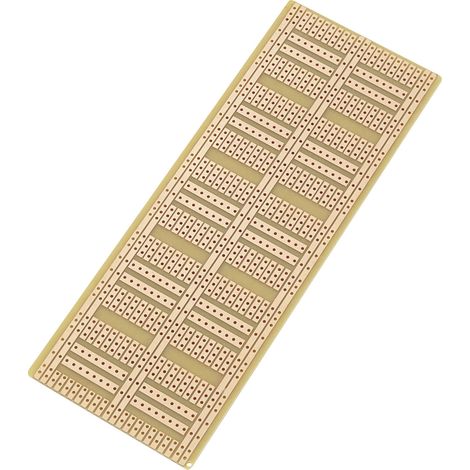TRU COMPONENTS SU527181 IC-Platine Hartpapier (L x B) 60 mm x 160 mm 35 µm Rastermaß 2.54 mm Inhalt (1/2)