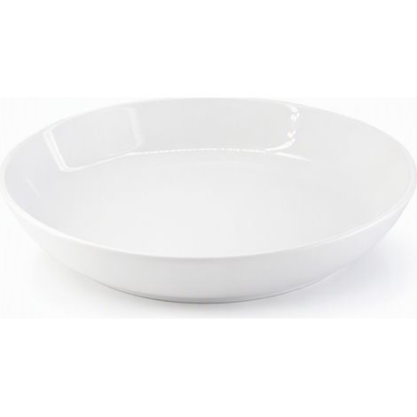 Delizioso piatto in porcellana profonda 24 cm bianco Nord Duka