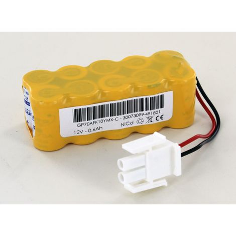 Batteria 12V 600mAh NiCd per porta automatica Manusa Visio