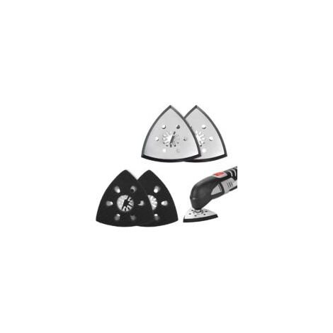 Trimec – Patin ponceuse triangulaire 93mm – Accessoire pour ponçage bois, métal et plastique – Résistant à la corrosion et étanche