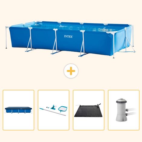 Intex Piscine Tubulaire Rectangulaire - 450x220x84 cm - 5-pièces S67 (1/5)