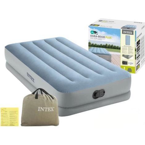 Single Air Mattress 191x99x36 cm with USB Pump (1/5)