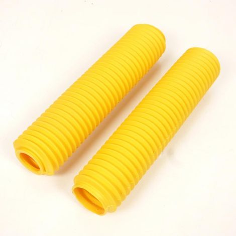 Motorrad Gabelschutzbalg aus gelbem Gummi d: 43mm d: 59mm l:460mm