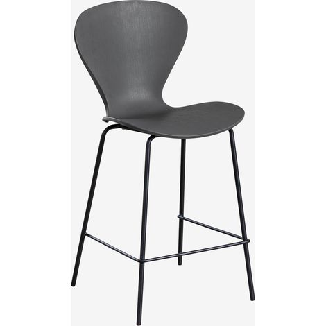 Lot de 4 tabourets hauts Uit SKLUM  ↑65 cm         Noir