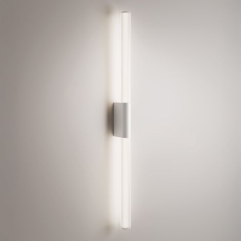 Sticks Lampada da Parete o Soffitto a LED, Struttura in Alluminio Bianco Opaco, 26.5W, Grado di Protezione IP54, Temperatura di Colore Selezionabile