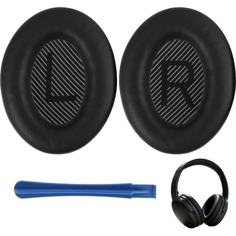 kompatible Ersatz-Ohrpolster für Bose QuietComfort 35 & 35 II – Ohrpolster aus Memory-Schaum und Kunstleder, Geräuschisolierung, langanhaltender Tragekomfort, einfache Montage (1/5)