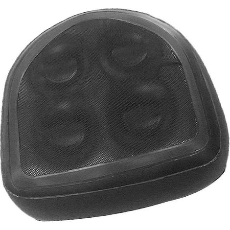 Coussin de bain gonflable rempli d'eau avec ventouse pour adultes et enfants-Black