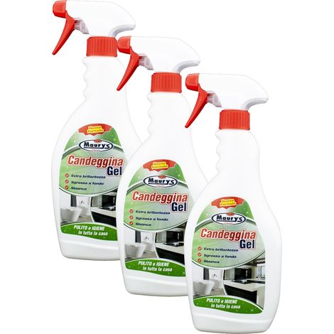 KIT SET 3 PZ MAURY'S SPRAY 750 ML CANDEGGINA GEL (1/5)