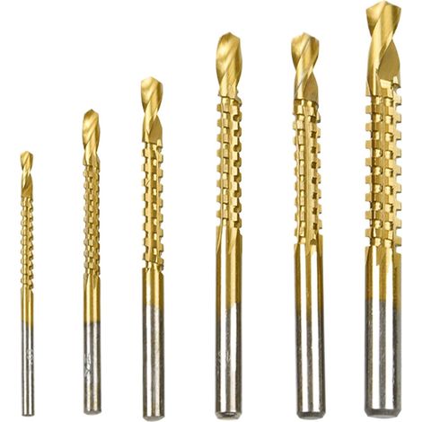 Coffret de forets, outils de perçage multifonctionnels, foret à métaux haute vitesse pour menuiserie, entretien, travaux manuels, réparations et bricolage (1/5)
