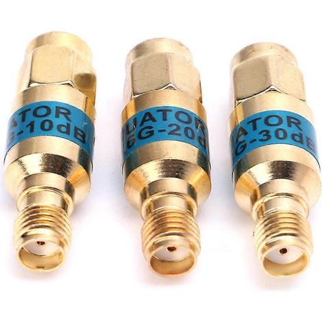 Atténuateur Golden SMA-JK mâle-femelle RF coaxial 2 W 0-6 GHz 30 dB-30 dB (1/4)