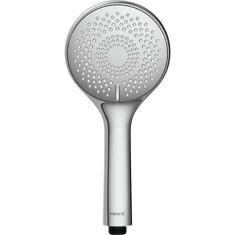 Wenko 23995 Cabezal ducha ahorro de Agua 11cm Cromo, Multicolor (1/5)