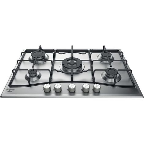 Hotpoint Ariston PCN 752 T/IX/HA 5-Zonen-Gaskochfeld 75 cm Edelstahl (1/2)