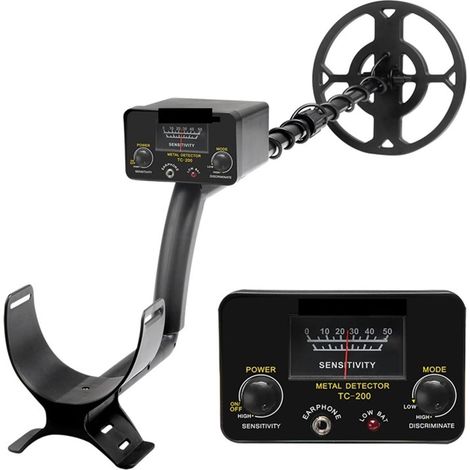 Détecteur de métaux pour adultes Détecteur de métaux souterrain TC-200 détecteur d'or jaune de profondeur traqueur réglable chasseur de trésor Étanche professionnelle améliorée de plus grande p ( Colo (1/5)